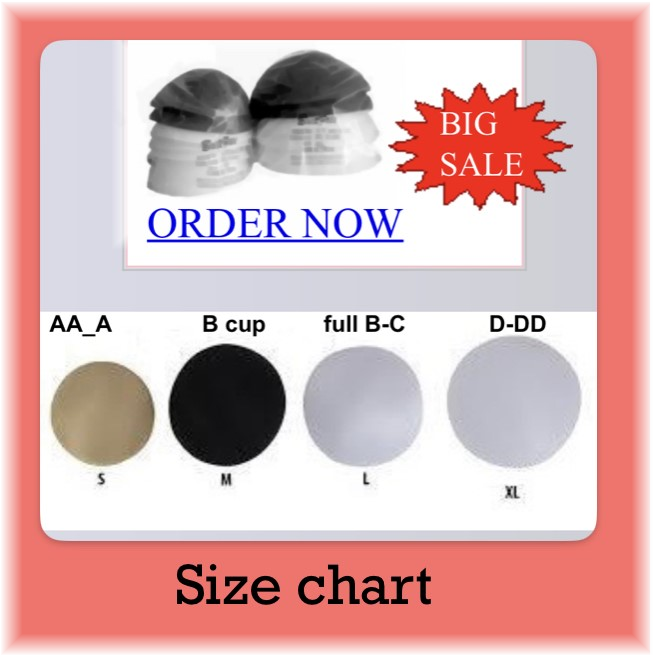 size chart bustfree